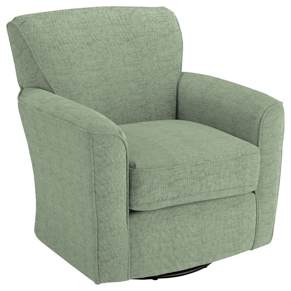 Best Home Furnishings Swivel Barrel Chairs 2888 Kaylee Swivel Barrel Chair Westrich Furniture